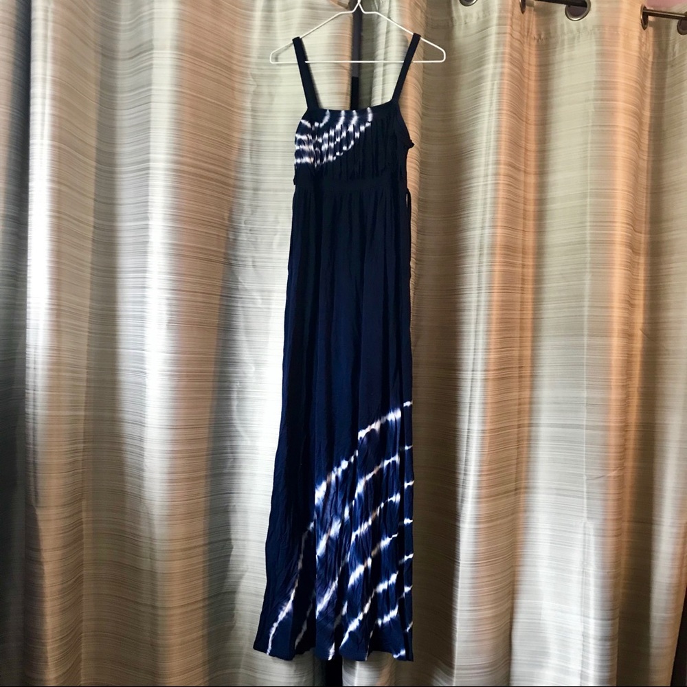 Navy Tie-Dyed Justice Dress